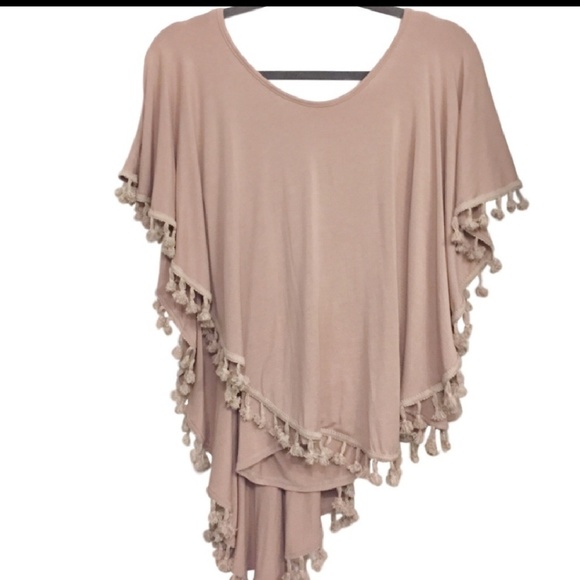 🍑Anthropologie Boho Chic Tassled Blouse - Picture 3 of 3